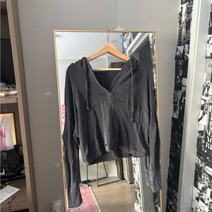 ALTARD STATE CHARCOAL LIGHTWEIGHT HOODIE